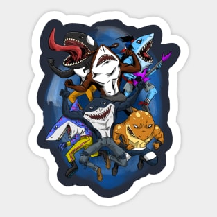 Shark attack! Sticker